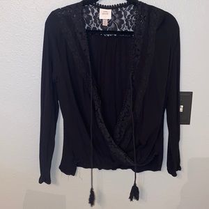 KNOX ROSE lace detailed blouse